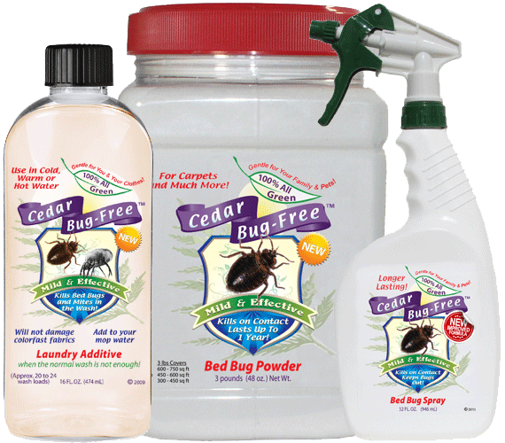 Bed Bug Spray 32 oz and Bed Bug Powder - Natural Bed Bug Treatment