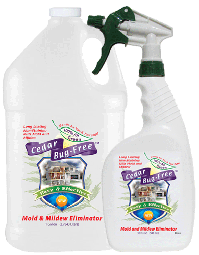 Mold and Mildew Eliminator 32 oz and Gallon - Natural Mold Remover